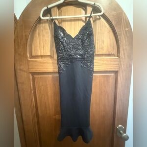 LIPSY Black Sequin Dress